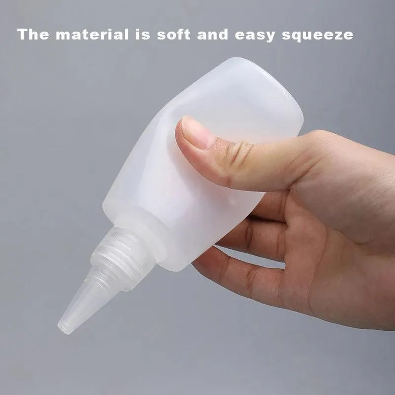 Plastic Squeeze Bottles: Leak-Proof Design for Sauces & Crafts - Versatile Sizes