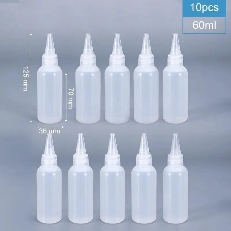 Plastic Squeeze Bottles: Leak-Proof Design for Sauces & Crafts - Versatile Sizes