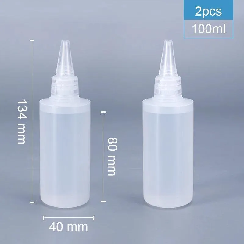 Plastic Squeeze Bottles: Leak-Proof Design for Sauces & Crafts - Versatile Sizes