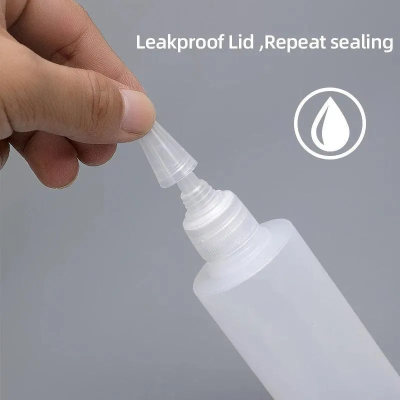 Plastic Squeeze Bottles: Leak-Proof Design for Sauces & Crafts - Versatile Sizes