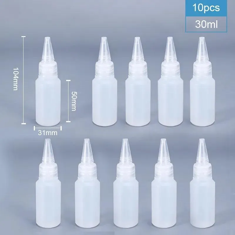 Plastic Squeeze Bottles: Leak-Proof Design for Sauces & Crafts - Versatile Sizes