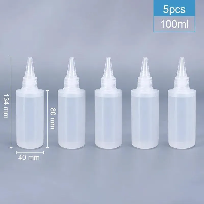 Plastic Squeeze Bottles: Leak-Proof Design for Sauces & Crafts - Versatile Sizes