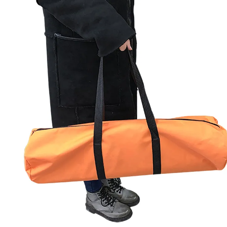 Portable 1.5'x9' Orange Mesh Kit Fencing with Storage Bag