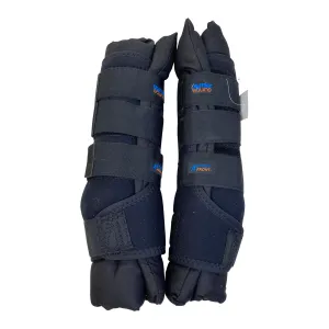Premier Equine Front Stable Boot Wraps in Black - Medium