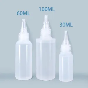 Refillable Plastic Squeeze Bottles for Sauces and Crafts: Leak-Proof, Multi-Purpose Solution