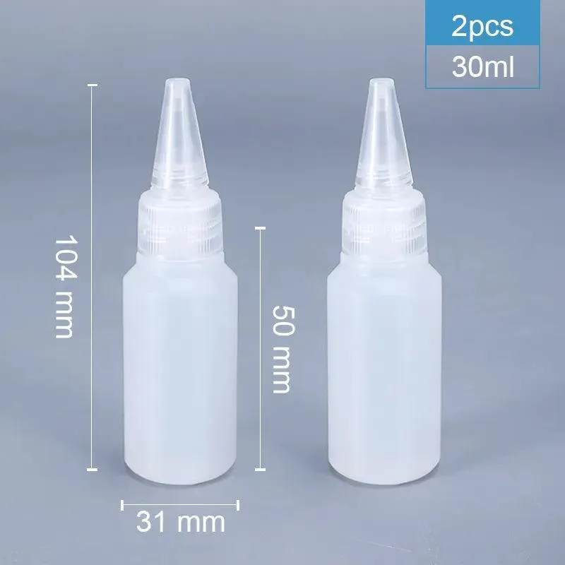 Refillable Plastic Squeeze Bottles for Sauces and Crafts: Leak-Proof, Multi-Purpose Solution
