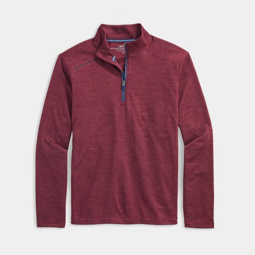 Sankaty Quarter-Zip in Crimson by Vineyard Vines