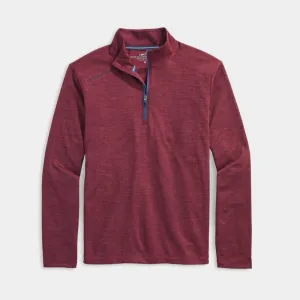 Sankaty Quarter-Zip in Crimson by Vineyard Vines
