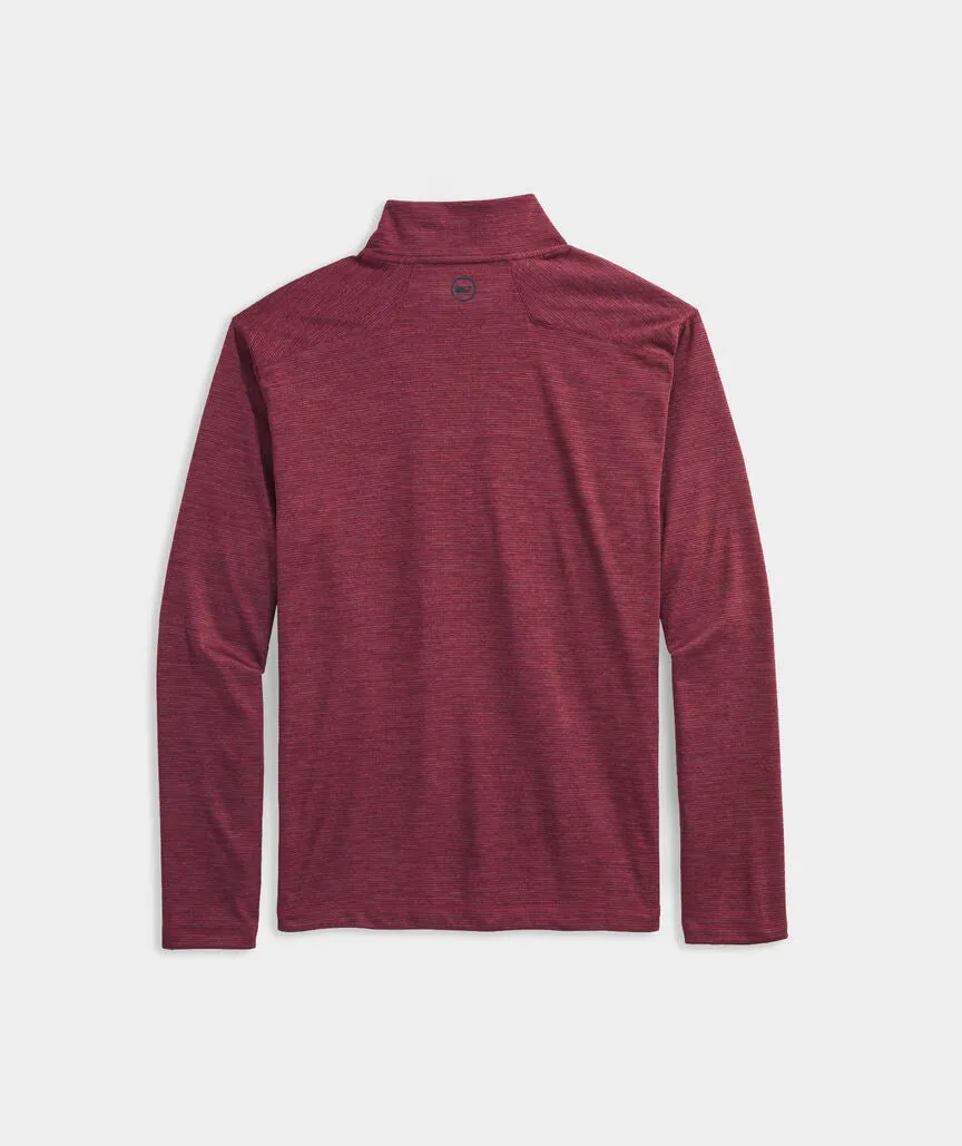 Sankaty Quarter-Zip in Crimson by Vineyard Vines