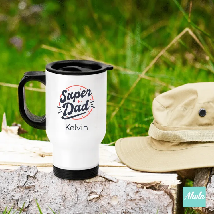 【Super Dad】Stainless Steel Travel Tumbler 不鏽鋼保溫杯