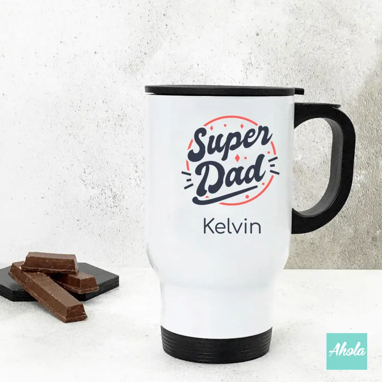 【Super Dad】Stainless Steel Travel Tumbler 不鏽鋼保溫杯