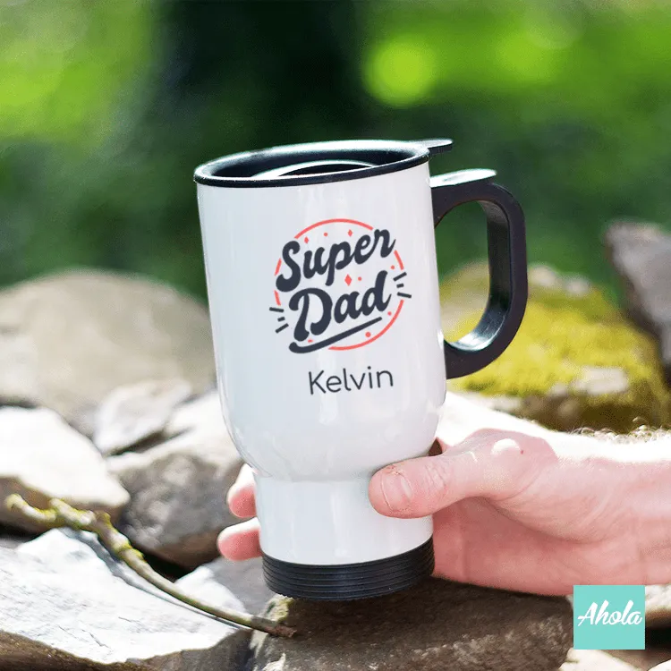 【Super Dad】Stainless Steel Travel Tumbler 不鏽鋼保溫杯