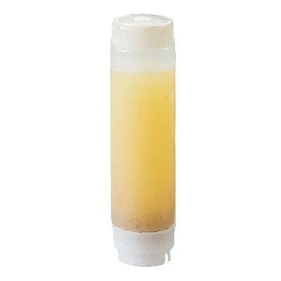 Tablecraft 24SV 24 oz. Clear Polyethylene Invertatop Dualway FIFO Squeeze Bottle - NSF Certified | Denson CFE