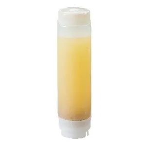 Tablecraft 24SV 24 oz. Clear Polyethylene Invertatop Dualway FIFO Squeeze Bottle - NSF Certified | Denson CFE