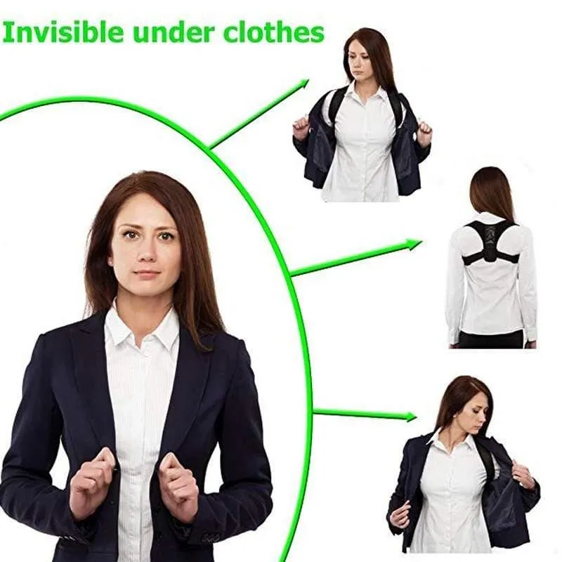 Wholesale Back Support Adjustable Posture Corrector Belt - Pack of 10
