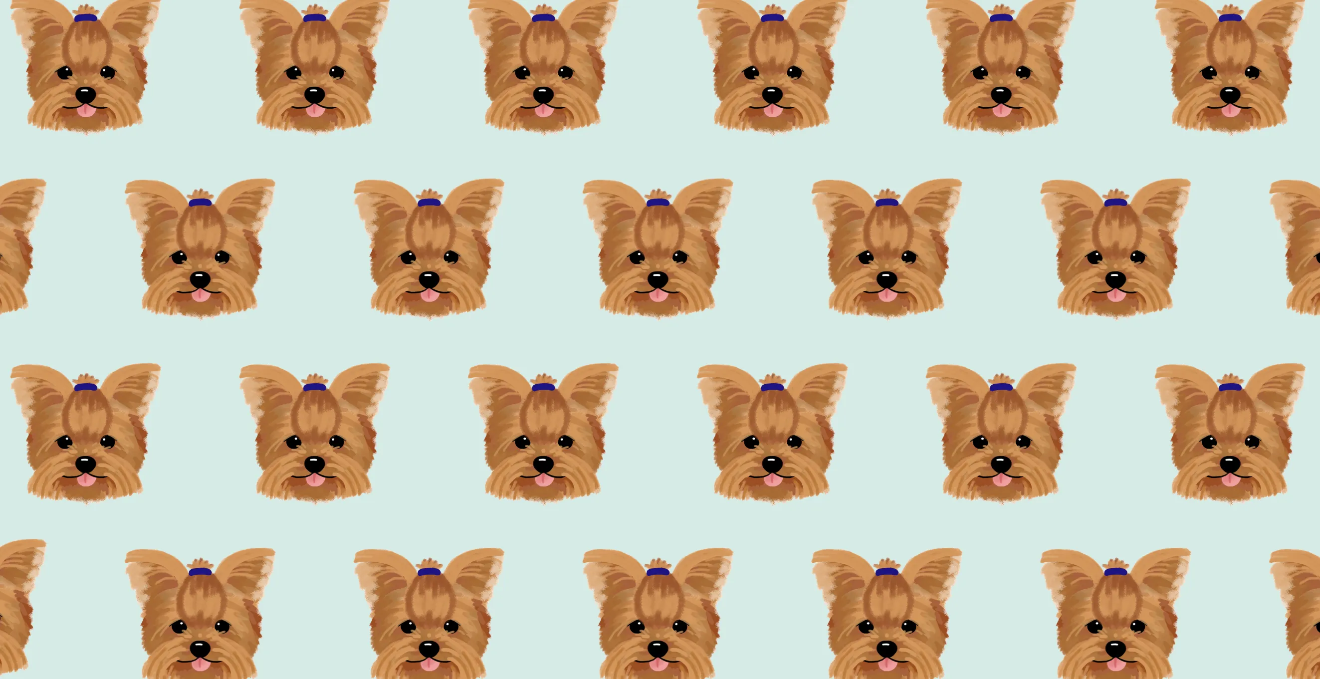 Yorkie Microfiber Pet Towel